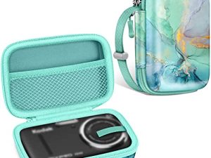 Fintie Digital Camera Case Compatible with AbergBest 21 Mega Pixels 2.7" LCD Rechargeable HD/ Kodak Pixpro/ Canon PowerShot ELPH 180/190 / Sony DSCW800 / DSCW830 Cameras